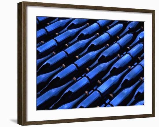 Champagne Bottles Waiting for Labels at Argyle Winery-Charles O'Rear-Framed Photographic Print