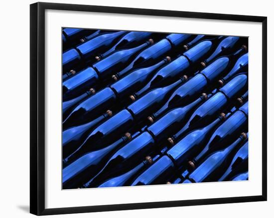 Champagne Bottles Waiting for Labels at Argyle Winery-Charles O'Rear-Framed Photographic Print