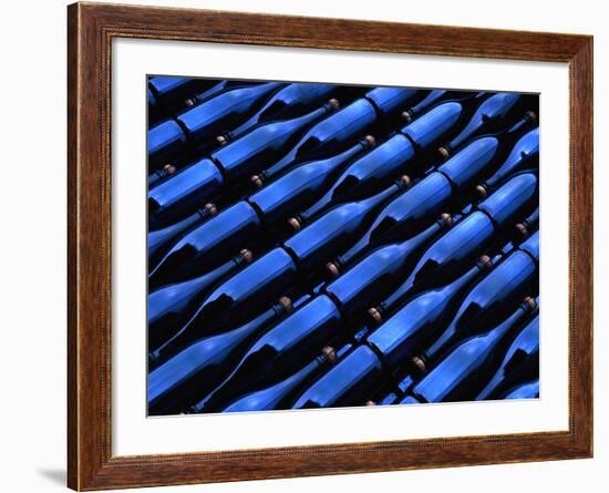 Champagne Bottles Waiting for Labels at Argyle Winery-Charles O'Rear-Framed Photographic Print