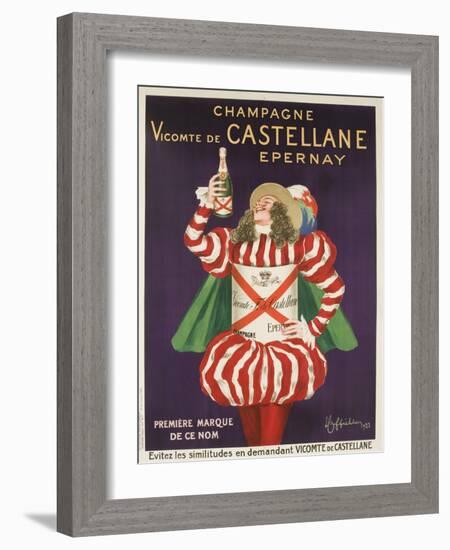 Champagne Castellane French Advertising Poster-null-Framed Giclee Print