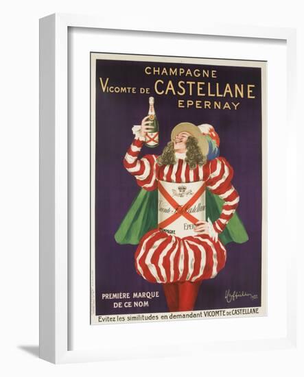 Champagne Castellane French Advertising Poster-null-Framed Giclee Print