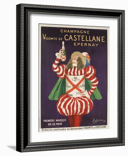 Champagne Castellane French Advertising Poster-null-Framed Giclee Print