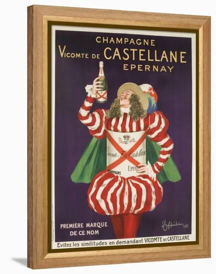 Champagne Castellane French Advertising Poster-null-Framed Premier Image Canvas