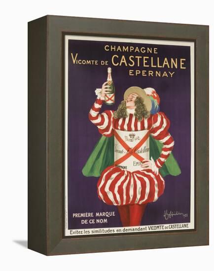 Champagne Castellane French Advertising Poster-null-Framed Premier Image Canvas