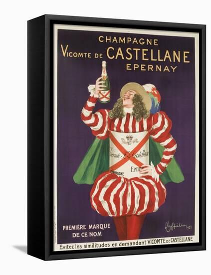Champagne Castellane French Advertising Poster-null-Framed Premier Image Canvas