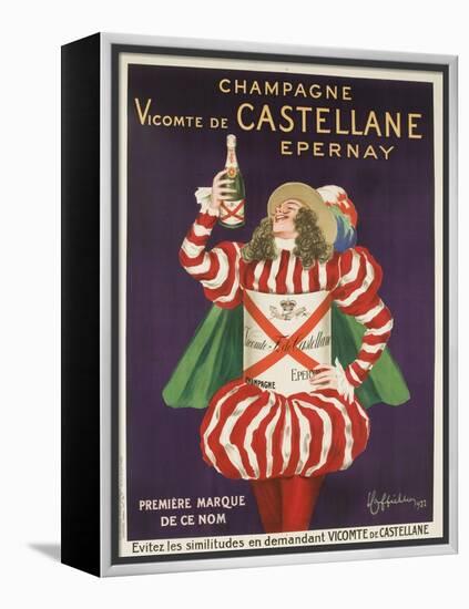 Champagne Castellane French Advertising Poster-null-Framed Premier Image Canvas