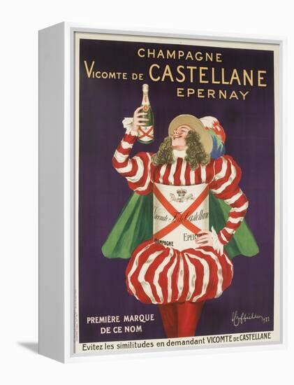 Champagne Castellane French Advertising Poster-null-Framed Premier Image Canvas