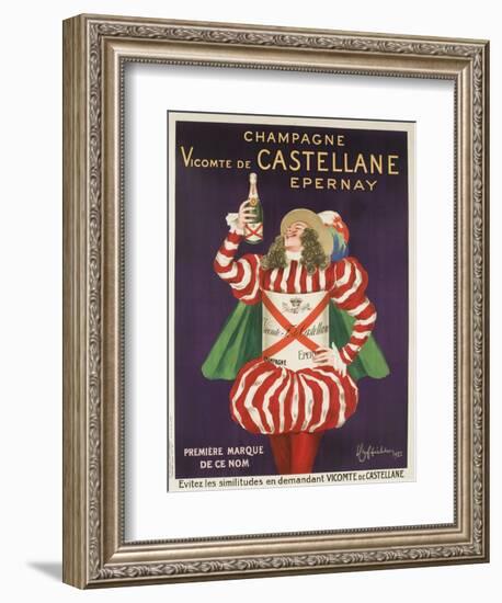 Champagne Castellane French Advertising Poster-null-Framed Giclee Print