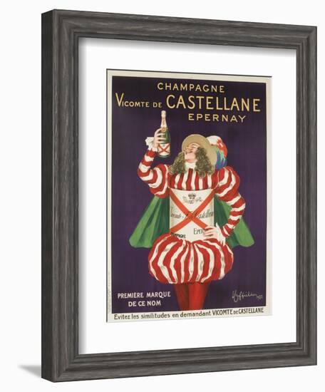 Champagne Castellane French Advertising Poster-null-Framed Giclee Print