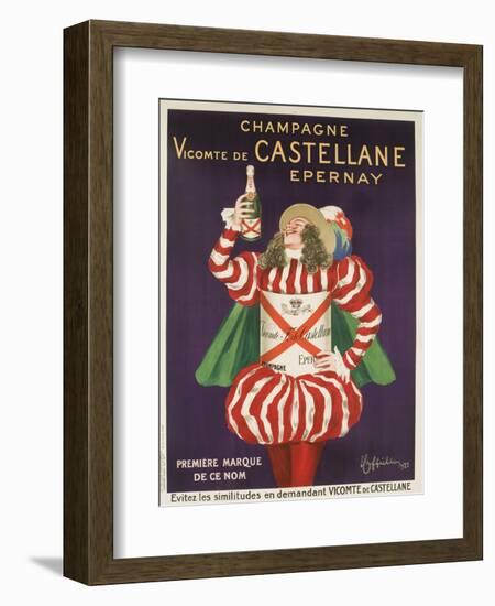 Champagne Castellane French Advertising Poster-null-Framed Giclee Print