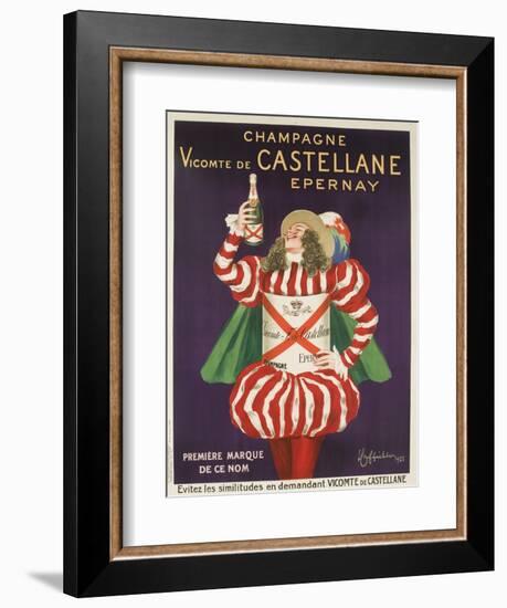 Champagne Castellane French Advertising Poster-null-Framed Giclee Print