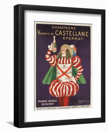 Champagne Castellane French Advertising Poster-null-Framed Giclee Print