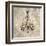 Champagne Chandelier-Marta Wiley-Framed Art Print