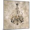 Champagne Chandelier-Marta Wiley-Mounted Art Print