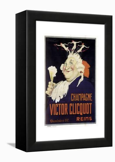 Champagne Cliquot-null-Framed Premier Image Canvas
