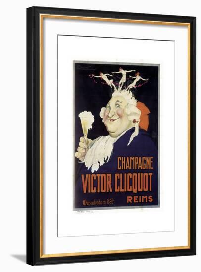 Champagne Cliquot-null-Framed Giclee Print