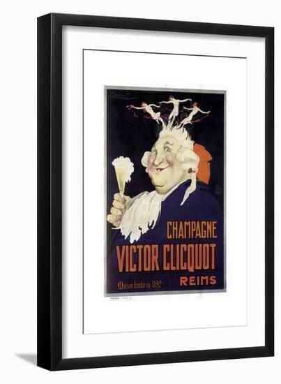 Champagne Cliquot-null-Framed Giclee Print