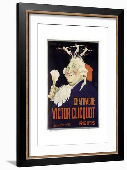 Champagne Cliquot-null-Framed Giclee Print