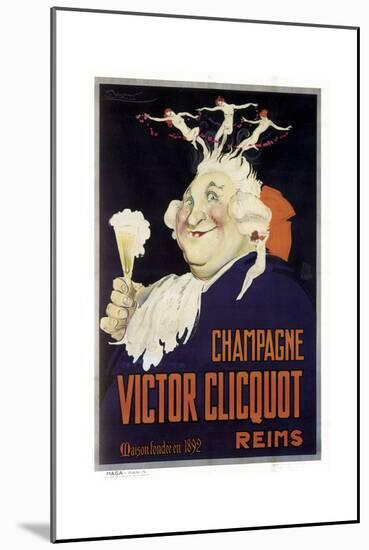 Champagne Cliquot-null-Mounted Giclee Print