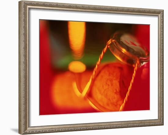 Champagne Cork and Cover-Peter Adams-Framed Photographic Print