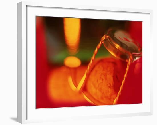 Champagne Cork and Cover-Peter Adams-Framed Photographic Print