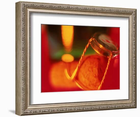 Champagne Cork and Cover-Peter Adams-Framed Photographic Print