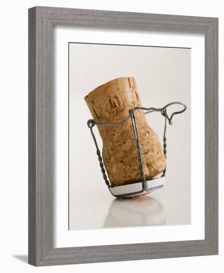 Champagne Cork-Tom Grill-Framed Photographic Print