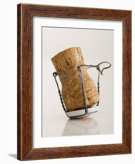 Champagne Cork-Tom Grill-Framed Photographic Print