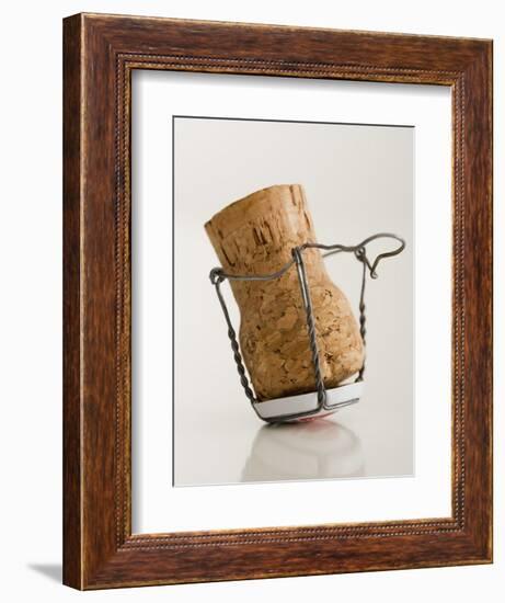 Champagne Cork-Tom Grill-Framed Photographic Print