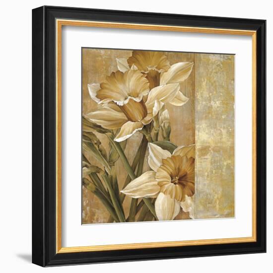 Champagne Daffodils I-Linda Thompson-Framed Giclee Print