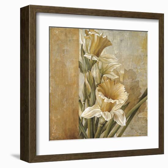 Champagne Daffodils II-Linda Thompson-Framed Giclee Print