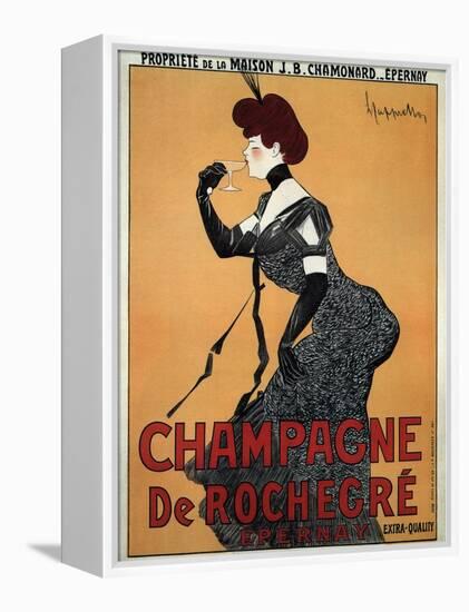 Champagne De Rochegre-Leonetto Cappiello-Framed Stretched Canvas