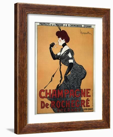 Champagne De Rochegre-Leonetto Cappiello-Framed Art Print