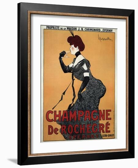 Champagne De Rochegre-Leonetto Cappiello-Framed Art Print