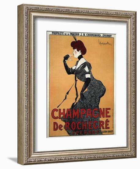 Champagne De Rochegre-Leonetto Cappiello-Framed Art Print