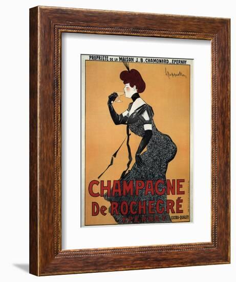 Champagne De Rochegre-Leonetto Cappiello-Framed Art Print