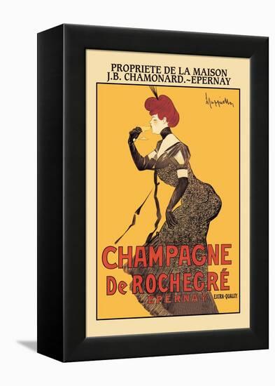 Champagne De Rochegre-Leonetto Cappiello-Framed Stretched Canvas