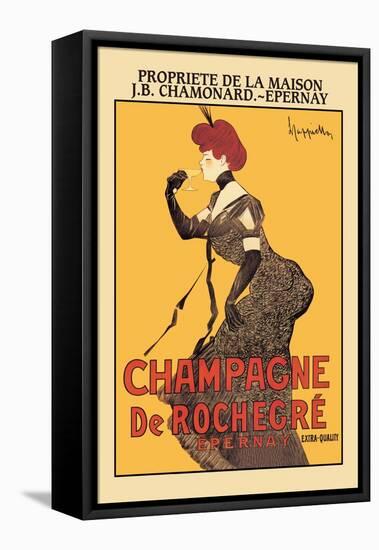 Champagne De Rochegre-Leonetto Cappiello-Framed Stretched Canvas