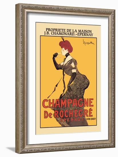 Champagne De Rochegre-Leonetto Cappiello-Framed Premium Giclee Print