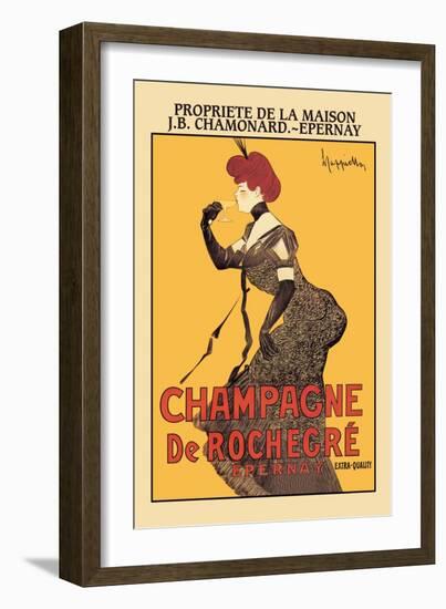 Champagne De Rochegre-Leonetto Cappiello-Framed Art Print