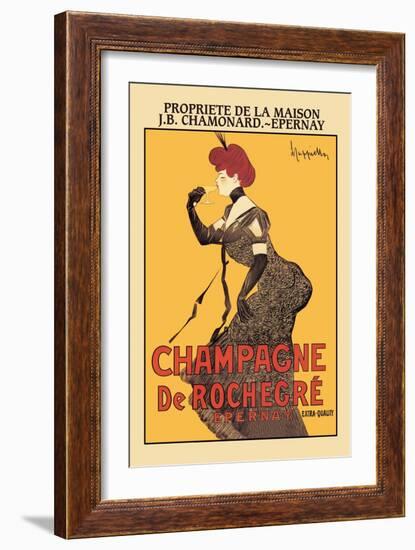 Champagne De Rochegre-Leonetto Cappiello-Framed Art Print