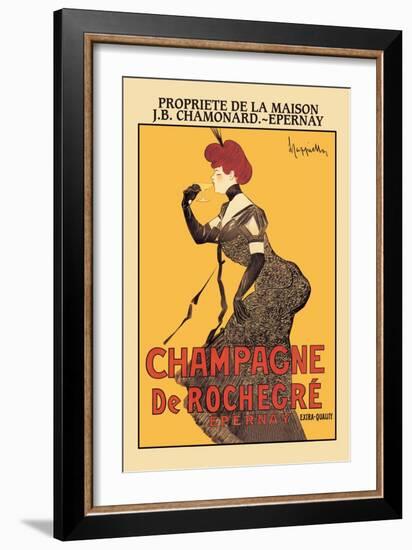 Champagne De Rochegre-Leonetto Cappiello-Framed Art Print