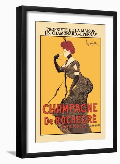 Champagne De Rochegre-Leonetto Cappiello-Framed Art Print