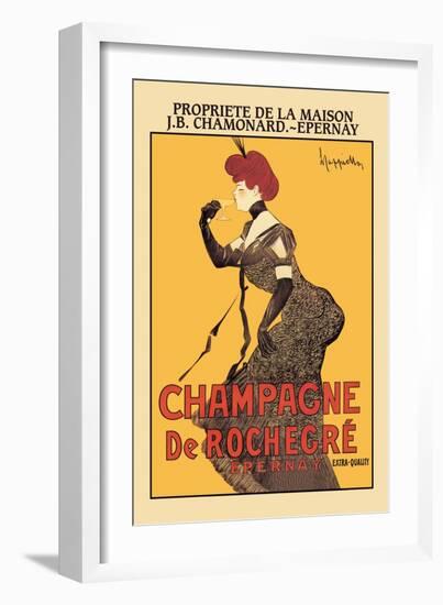 Champagne De Rochegre-Leonetto Cappiello-Framed Art Print