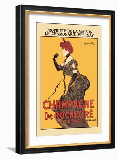 Champagne De Rochegre-Leonetto Cappiello-Framed Art Print