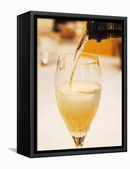 Champagne Flute with Gosset Grand Reserve Champagne, Restaurant Les Berceaux, Patrick Michelon-Per Karlsson-Framed Premier Image Canvas