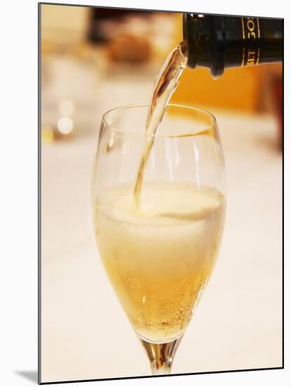 Champagne Flute with Gosset Grand Reserve Champagne, Restaurant Les Berceaux, Patrick Michelon-Per Karlsson-Mounted Photographic Print