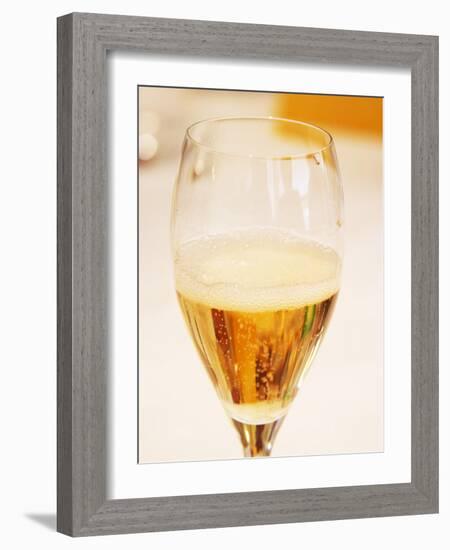 Champagne Flute with Gosset Grand Reserve Champagne, Restaurant Les Berceaux, Patrick Michelon-Per Karlsson-Framed Photographic Print