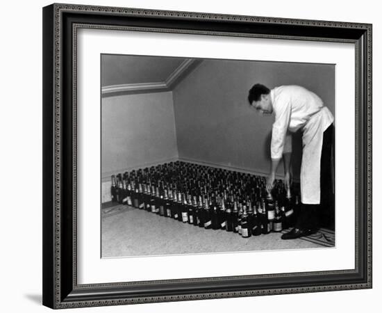 Champagne Hoard-null-Framed Art Print