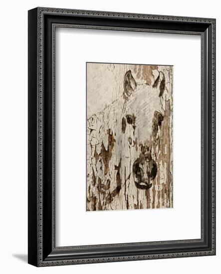 Champagne Horse-null-Framed Art Print